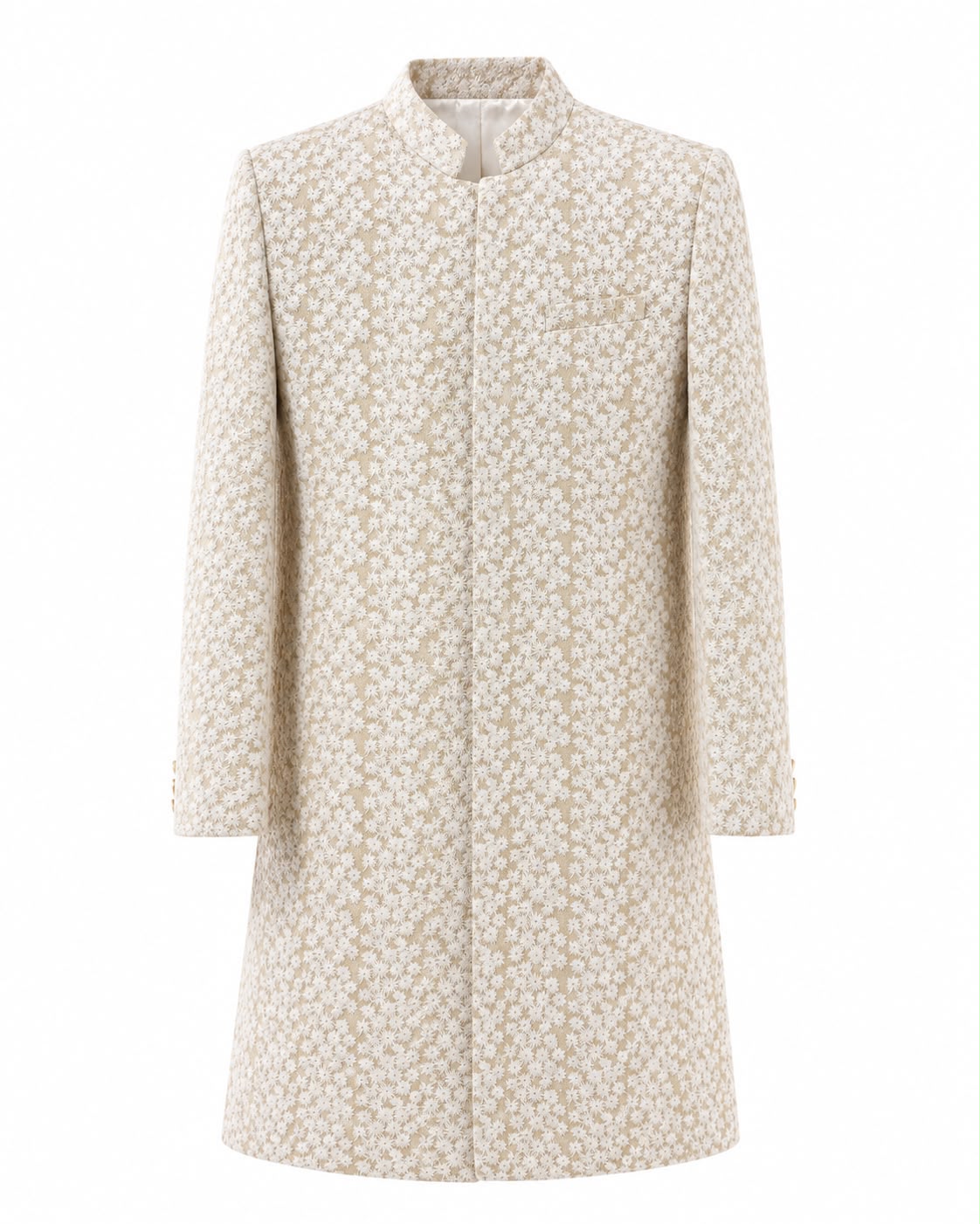 Ivory Blossom Indo-Westernn