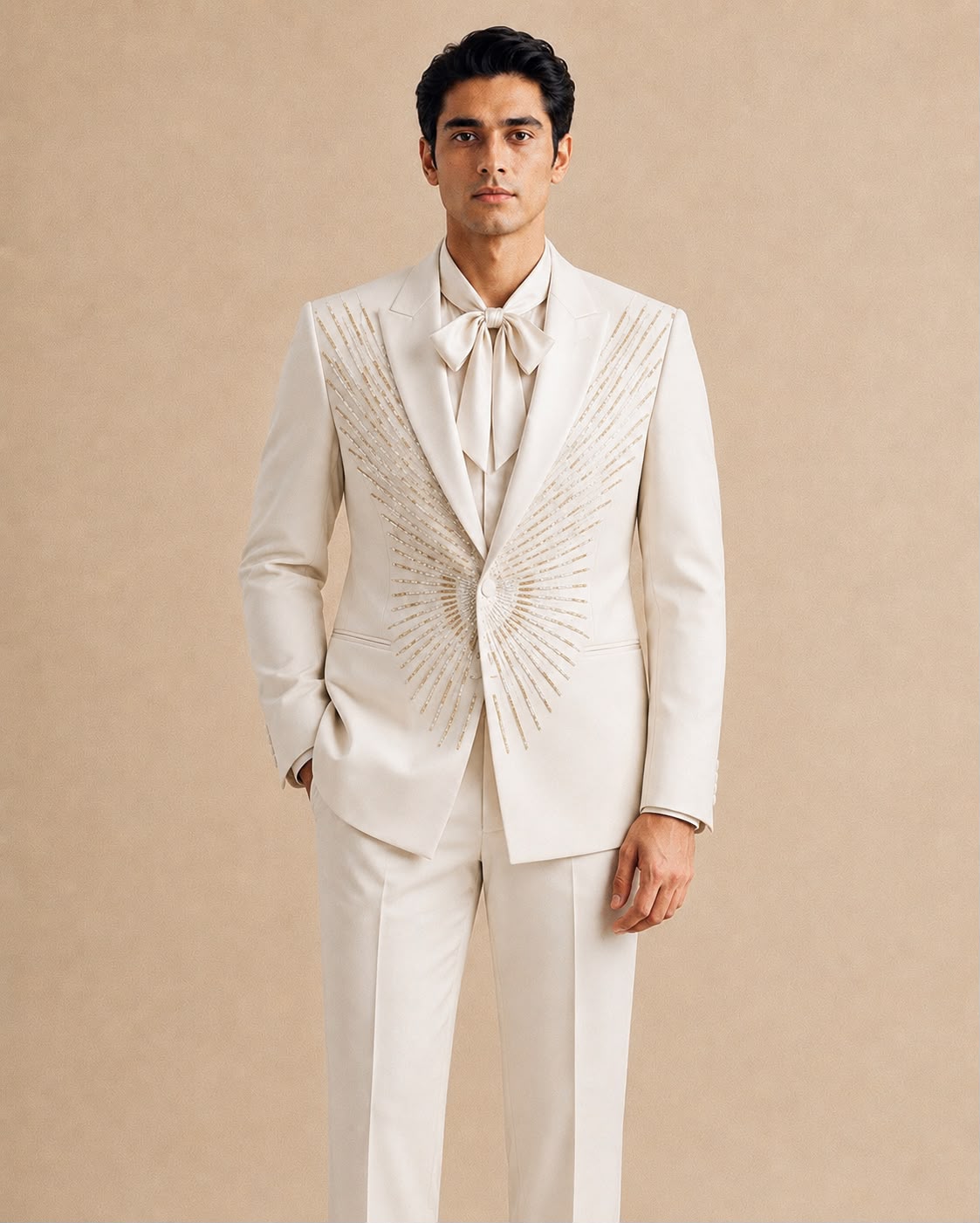Ivory Radiance Tuxedo Set