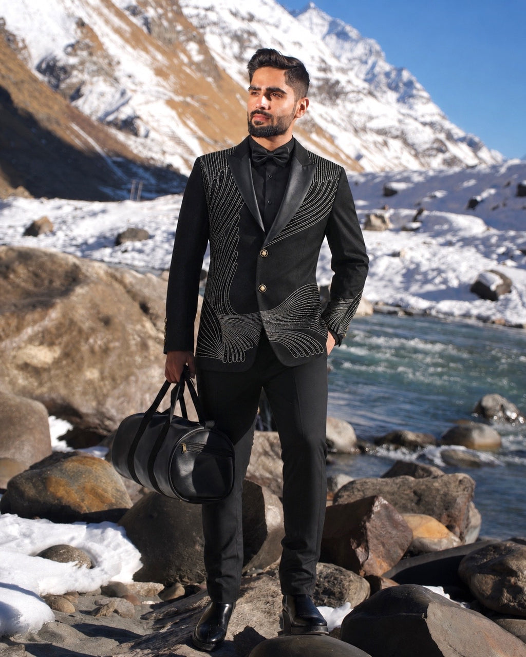 Black Drift Tuxedo Set