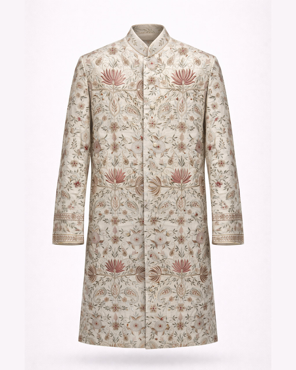 Gulzaar Ivory Wedding Sherwani