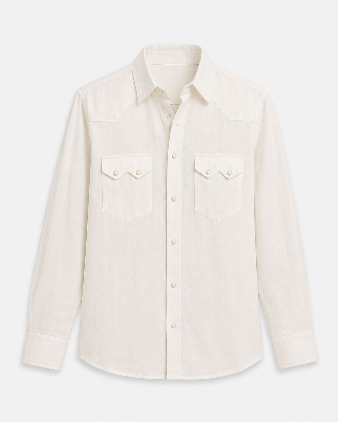 Classic White Linen Shirt