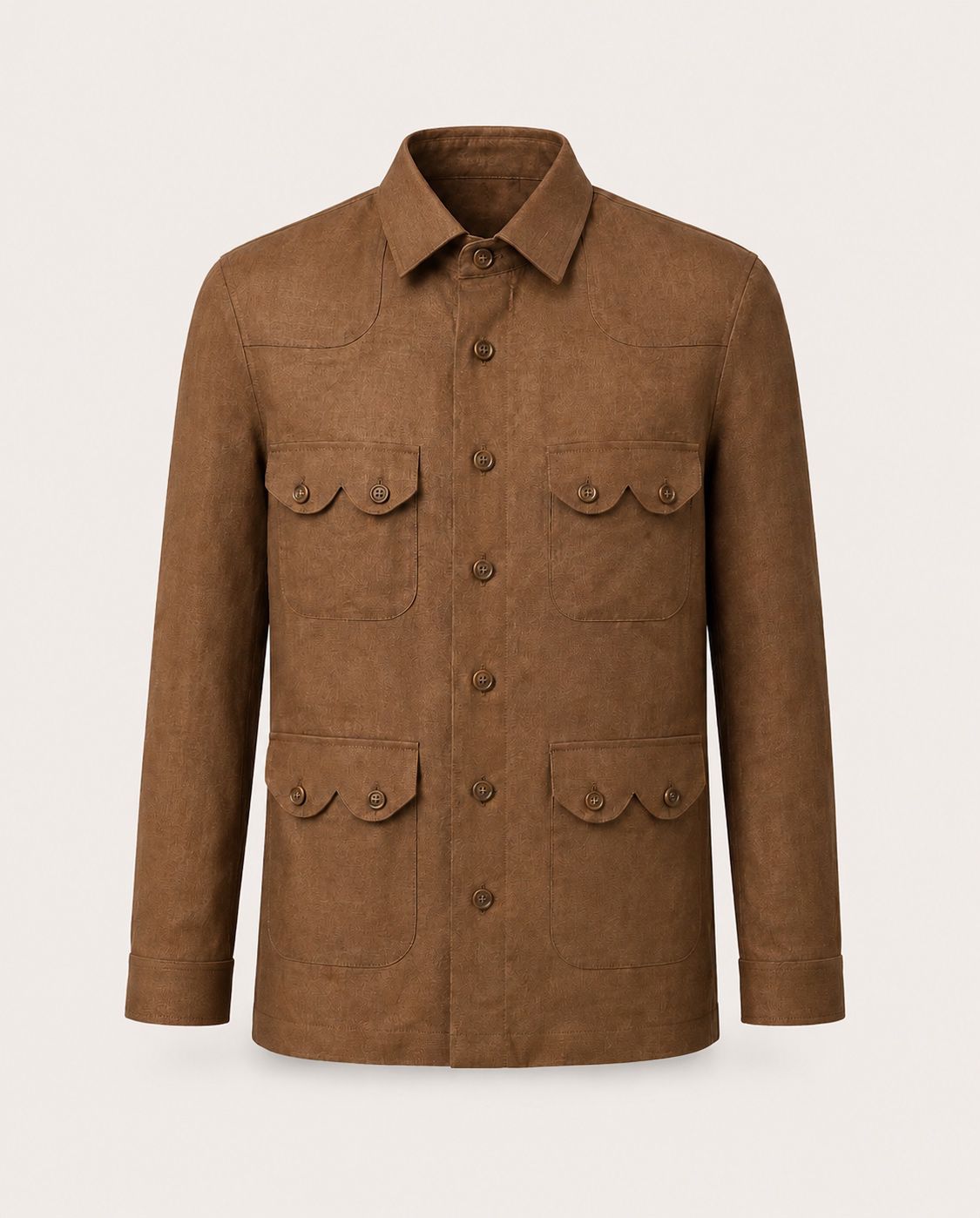 Tobacco Linen Hunting Shirt