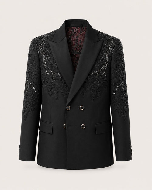 Ember Embellished Tuxedo Set